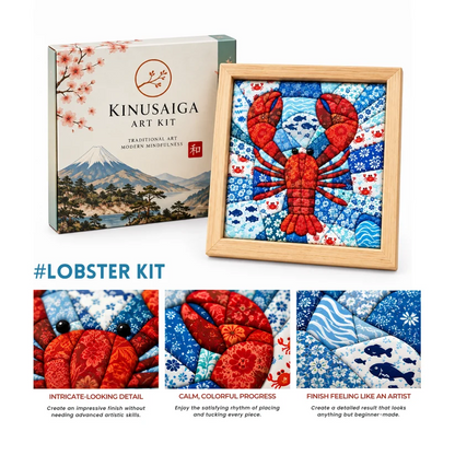 Traditional Japanese Kinusaiga Art Kit
