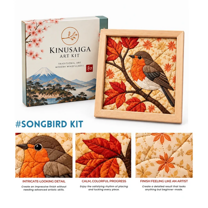 Traditional Japanese Kinusaiga Art Kit