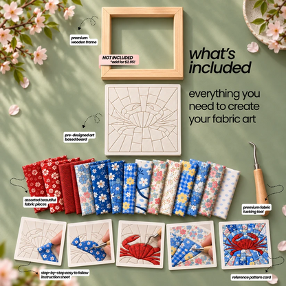 Traditional Japanese Kinusaiga Art Kit