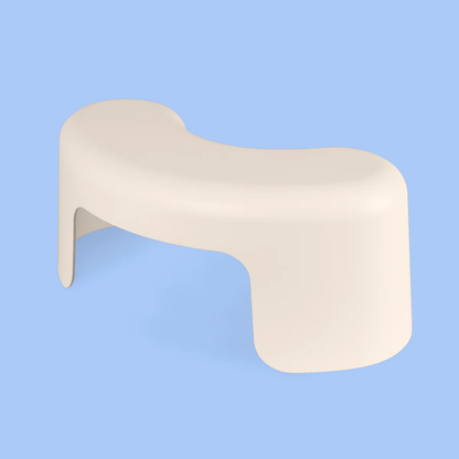 Arc Toilet Stool - Sleek, Smooth Finish with Anti-Slip Pads