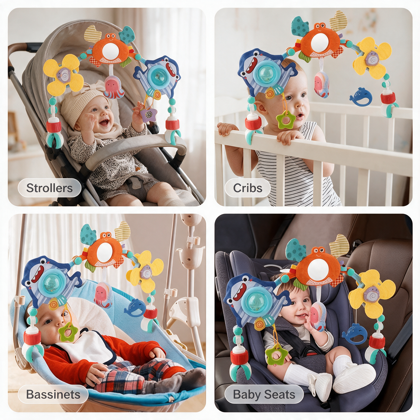 Baby Stroller Hanging Sensory Toy