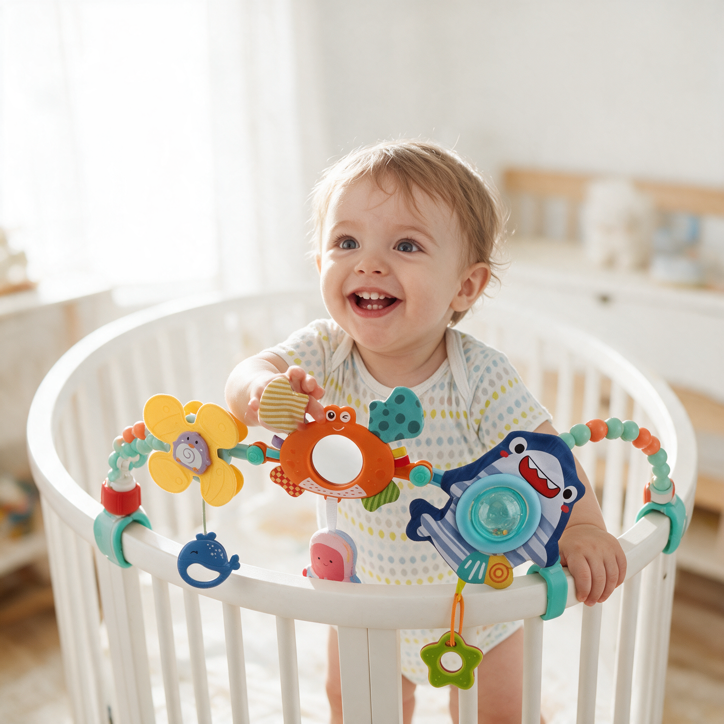 Baby Stroller Hanging Sensory Toy